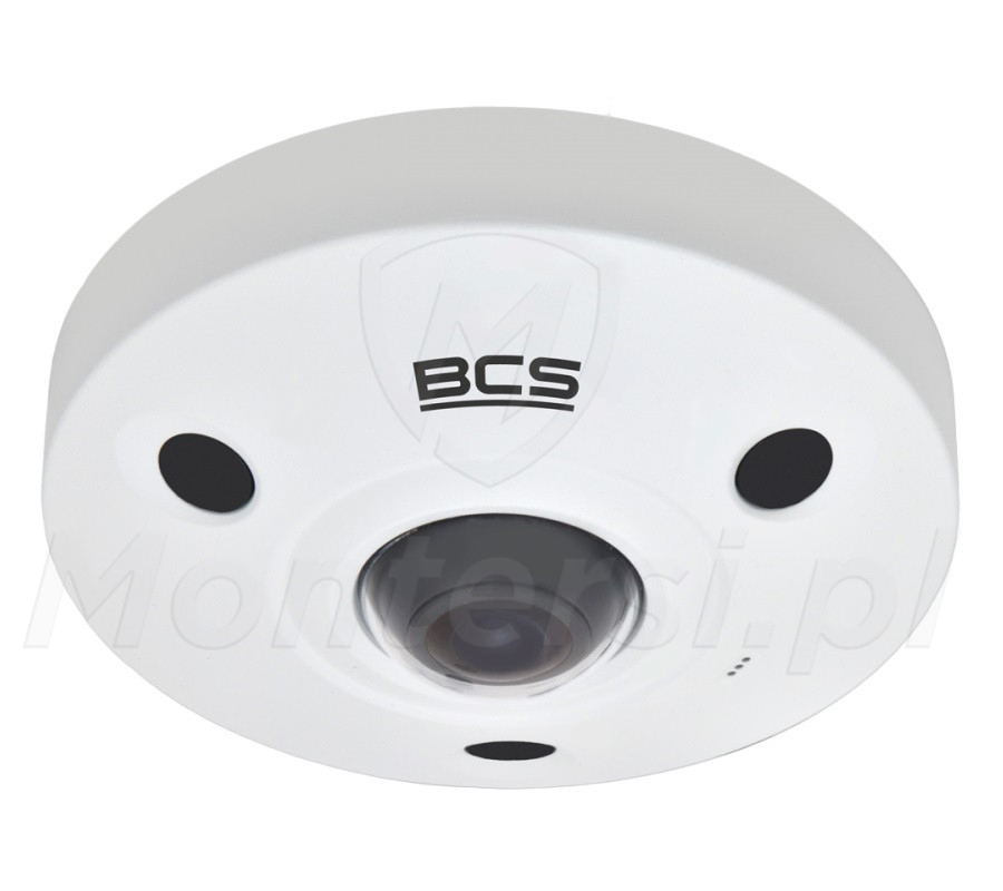 BCS-L-FIP512FR1-Ai2 - Sufitowa kamera IP, 12Mpx, fisheye, heatmap, IK10