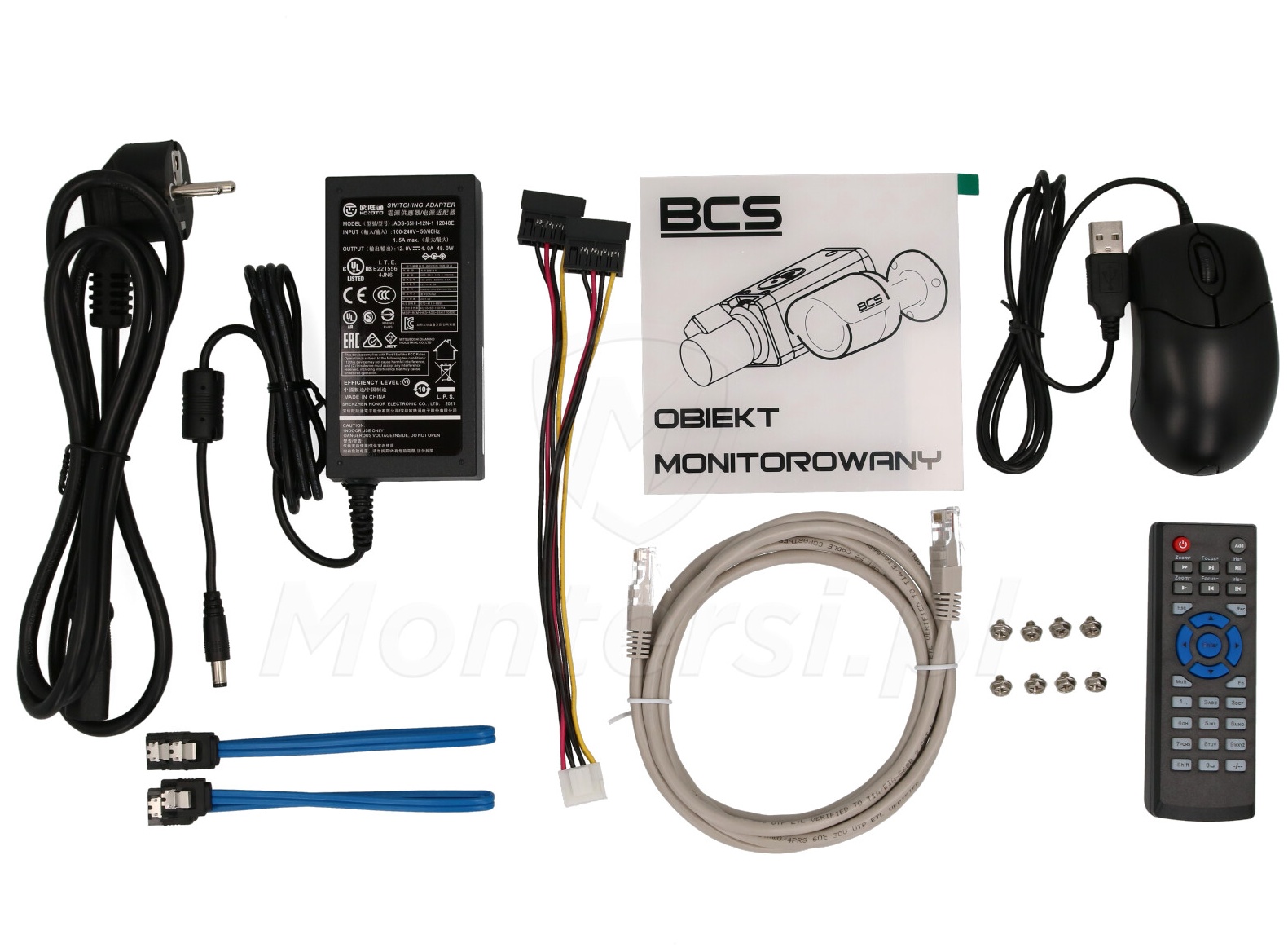 Akcesoria rejestratora BCS-L-NVR1602-A-4KE