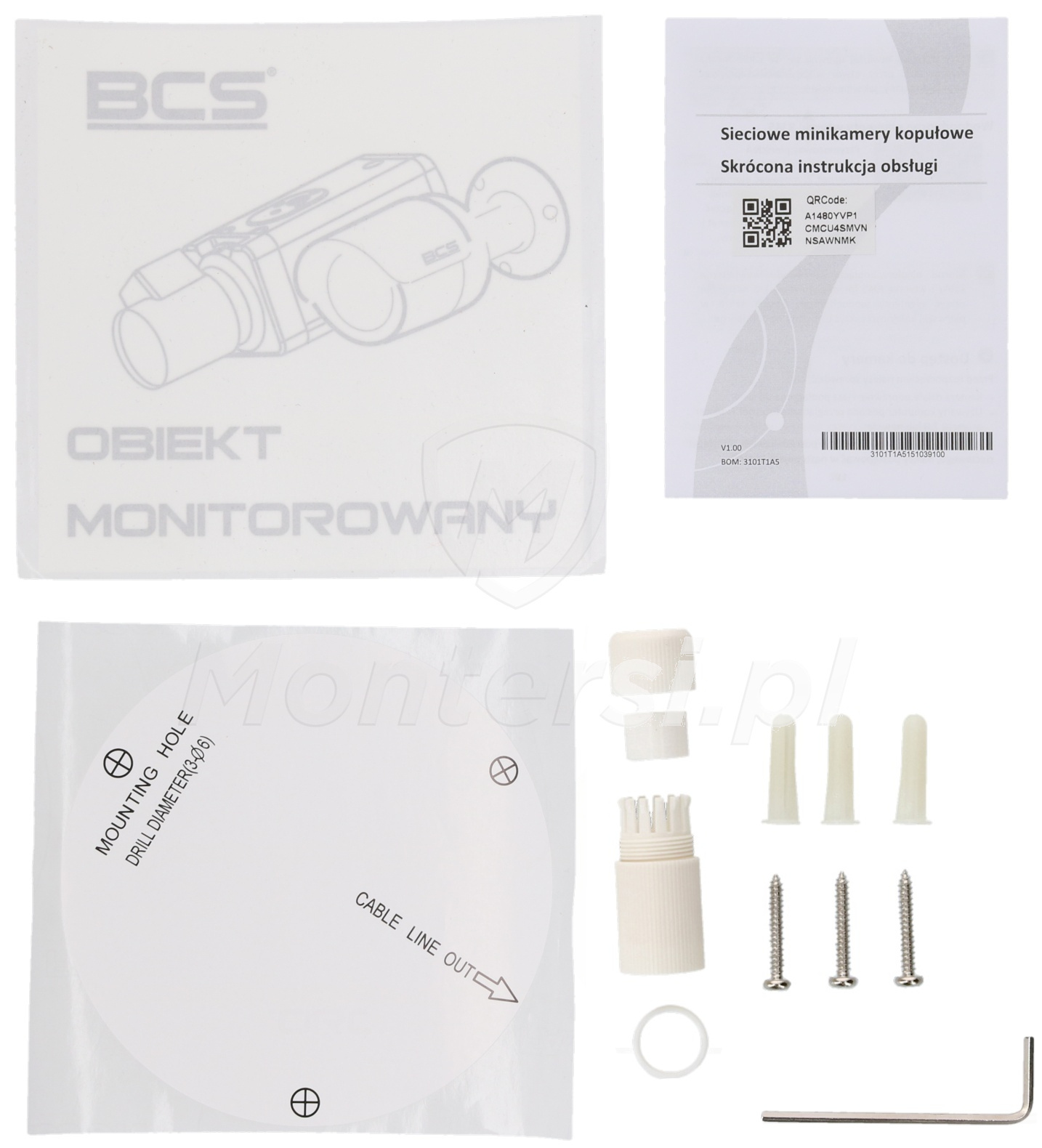 Akcesoria kamery BCS-P-EIP12FWR3