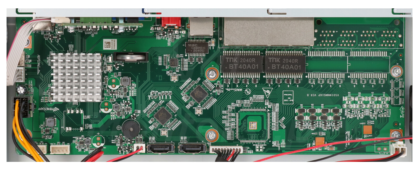 Płytka elektroniki rejestratora BCS-P-NVR0802-4KE-8P-II