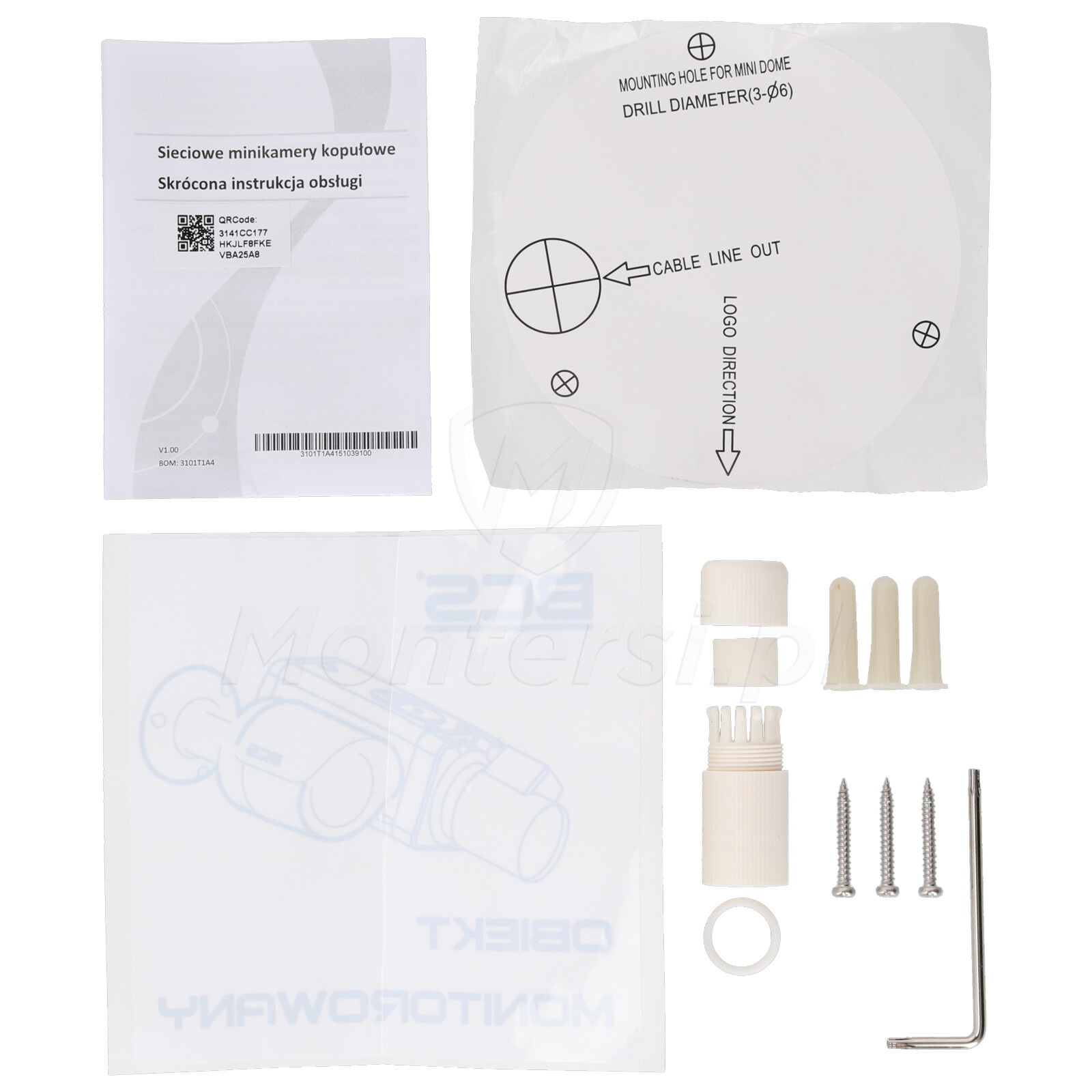 Akcesoria kamery BCS-P-DMIP24FSR3-Ai1-G