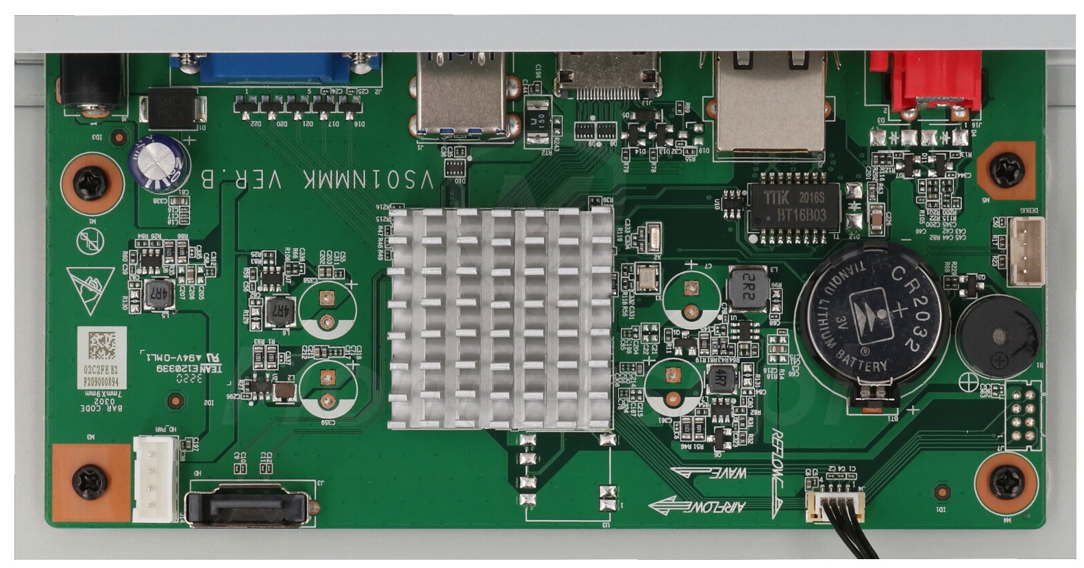 Płytka elektroniki rejestratora BCS-P-NVR0401-4KE-III
