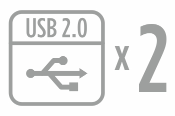 dwa porty USB