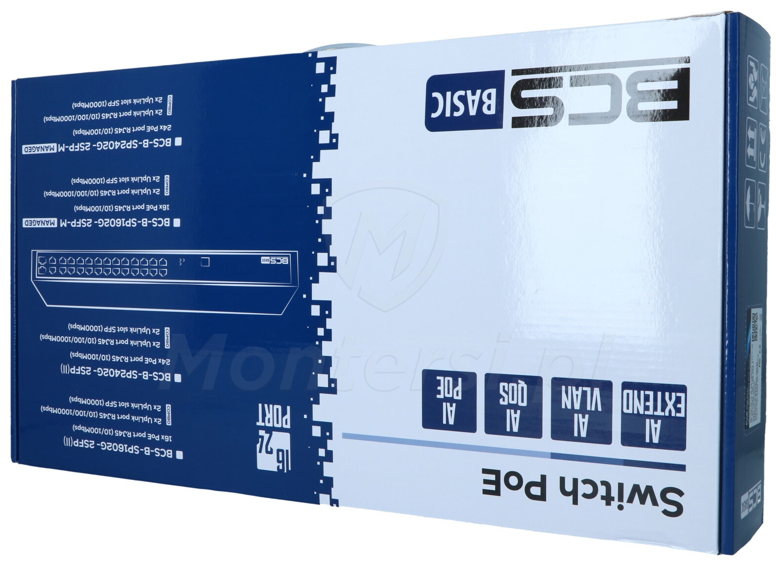 opakowanie-switcha-BCS-B-SP1602G-2SFP-M