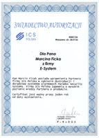 Certyfikat ICS Marcin Ficek