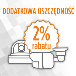 2% rabatu za przedpłatę