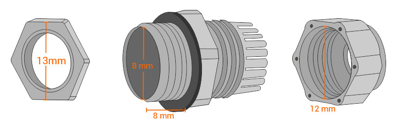 Przydatne wymiary dławnicy ML146