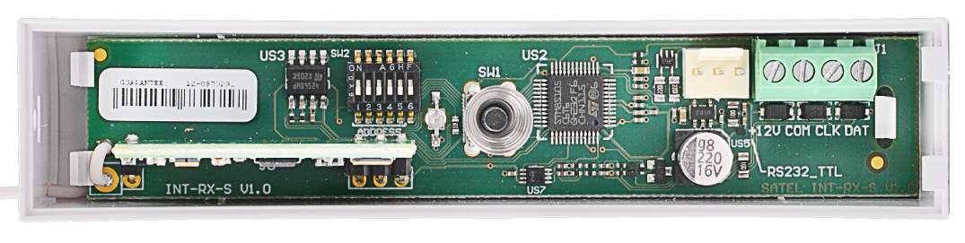 Wnętrze kontrolera VERSA-MCU