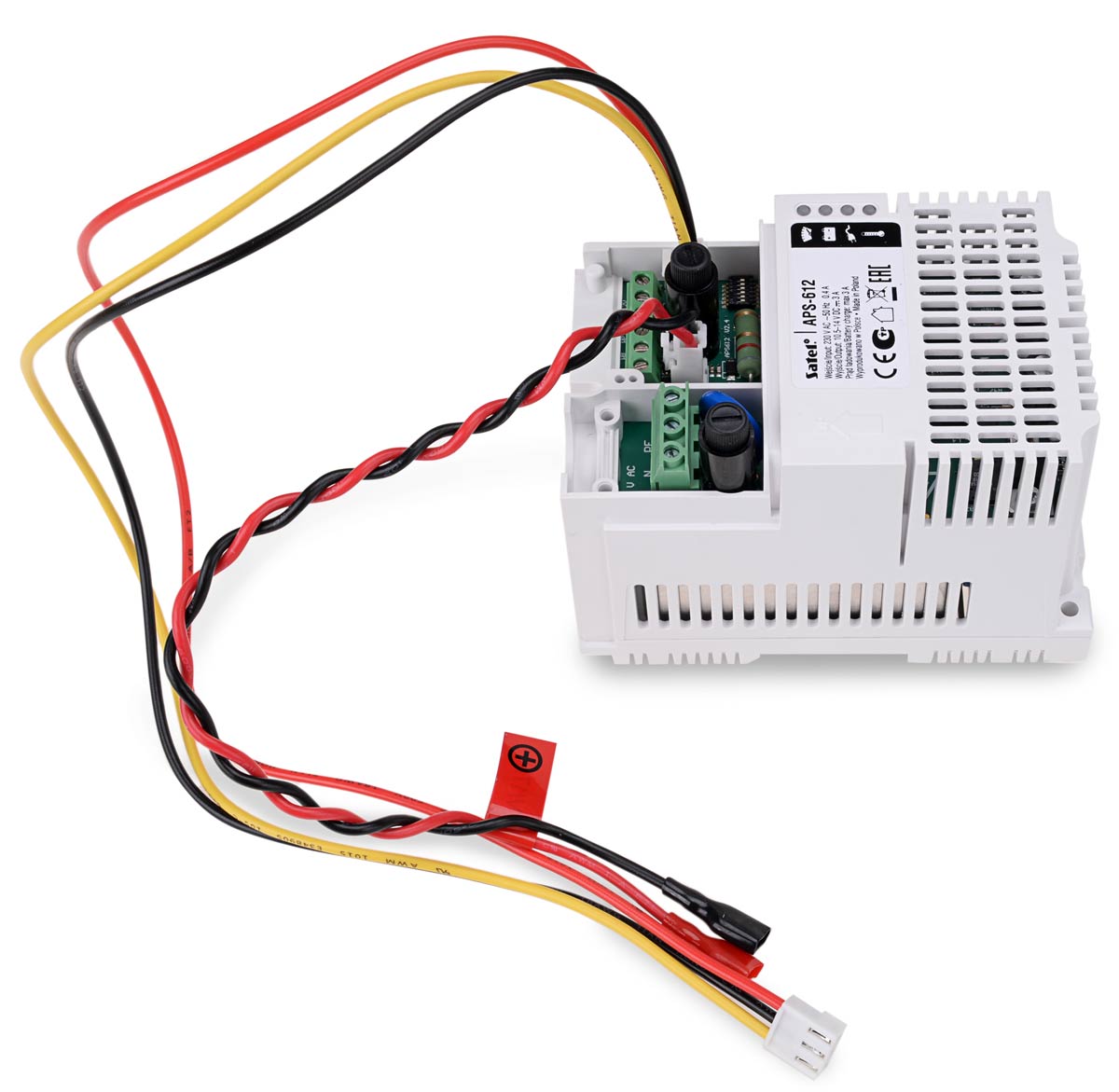 Zasilacz buforowy APS-612 z przewodami do akumulatora