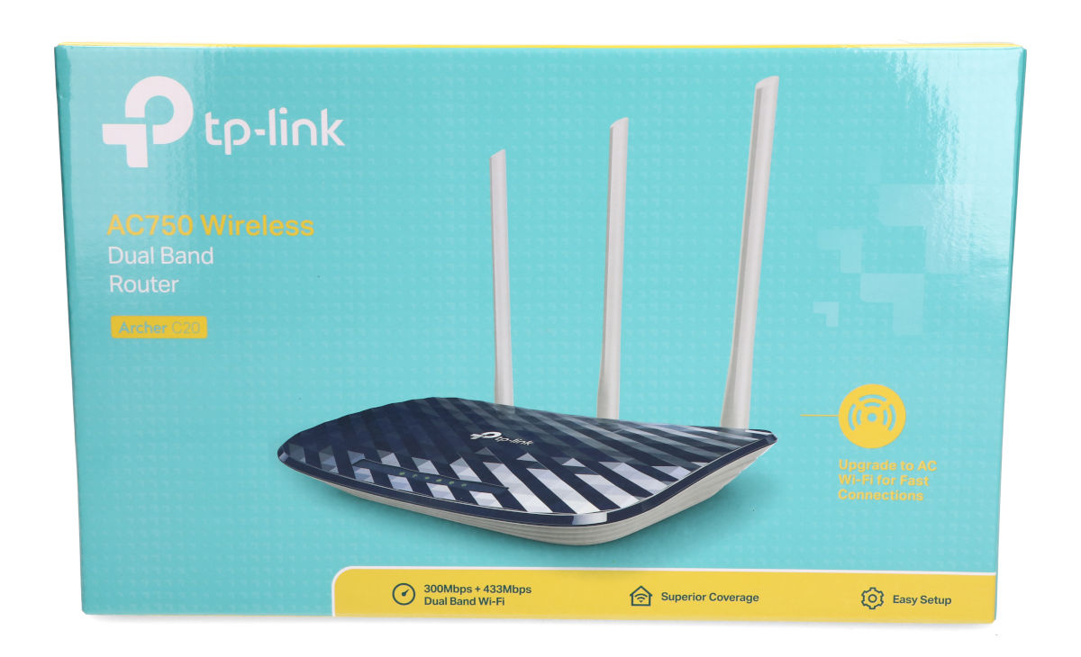 Router AC750 w pudełki