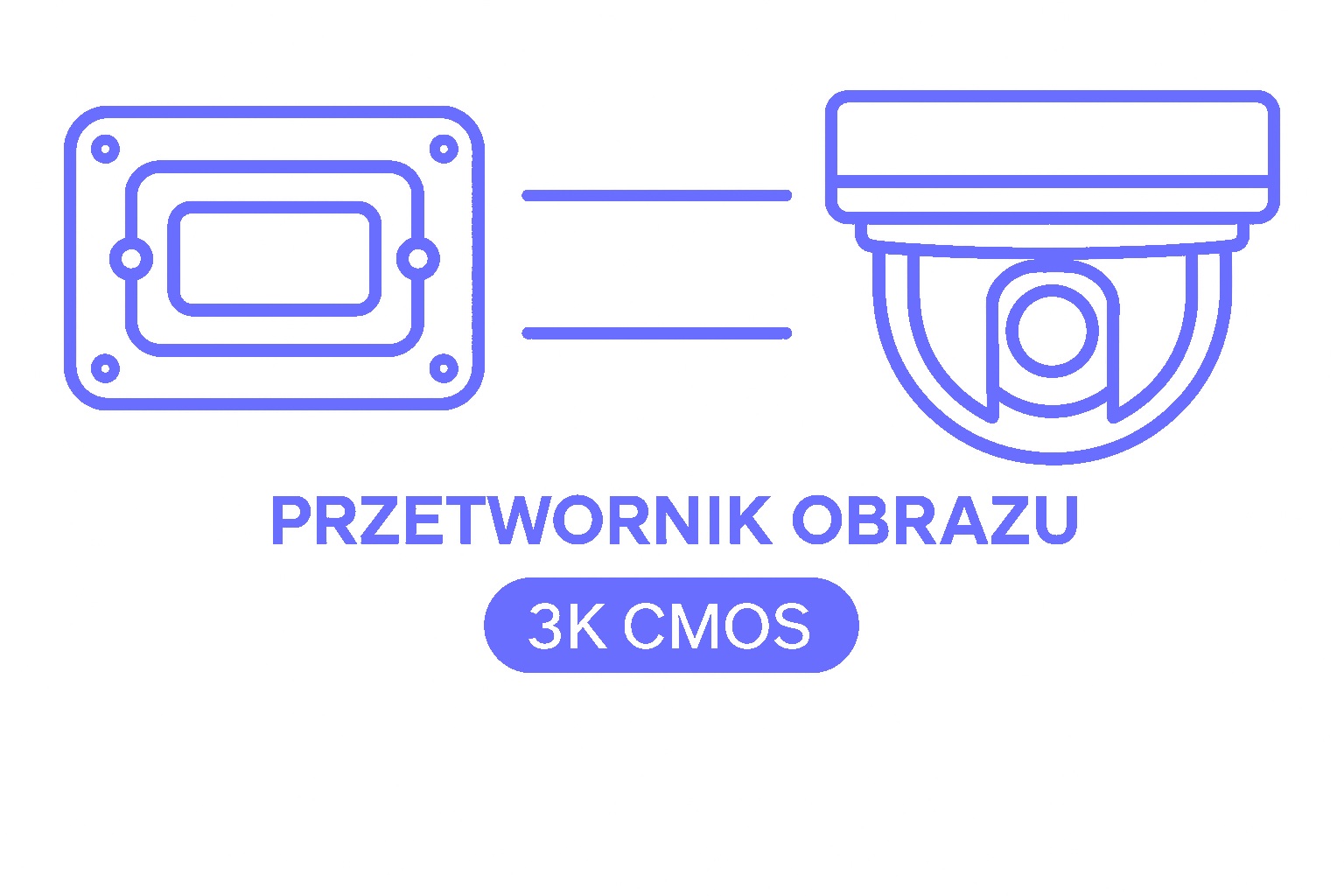 Przetwornik obrazu 3 k cmos