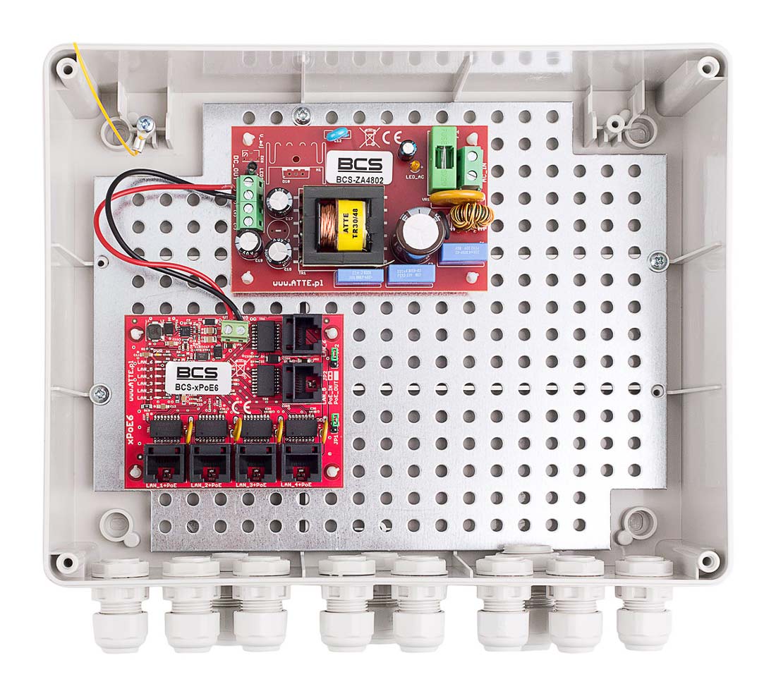 Wnętrze modelu BCS-IP4/Z/E-S