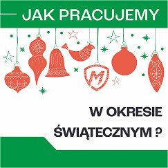 Godziny pracy w okresie świątecznym 2025/2026