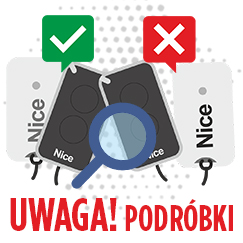 Uwaga – podrabiane produkty Nice