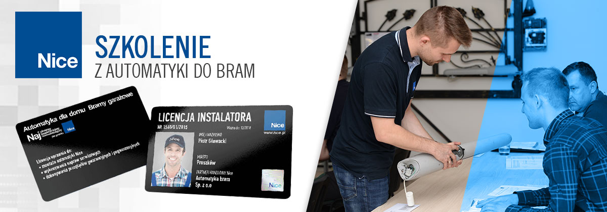 Automatyka do bram Nice – szkolenie licencyjne zaawansowane
