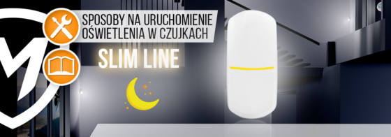 Sterowanie oświetleniem w czujkach SLIM Luna