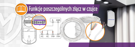 Przewód 6-żyłowy do czujek to jednak za mało. Do czego służą inne złącza w czujce?