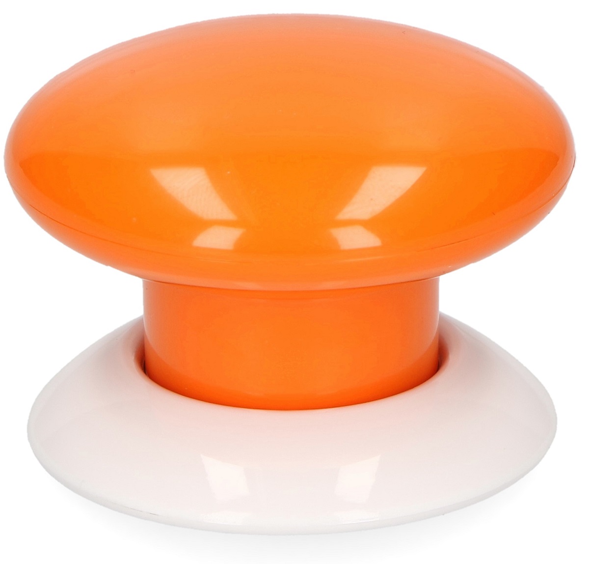 Pomarańczowy przycisk the button