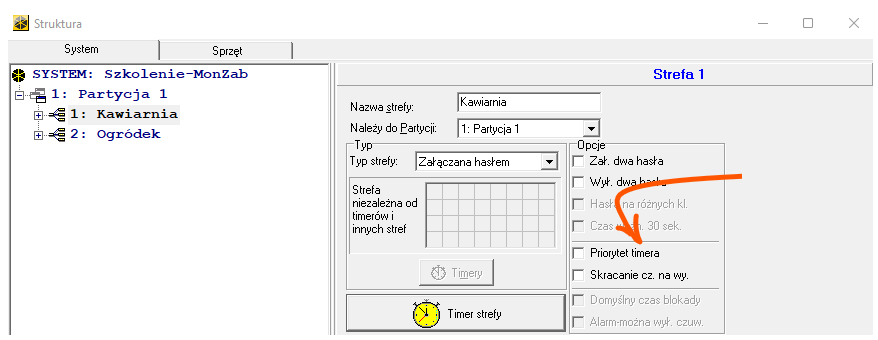 timery integra priorytet