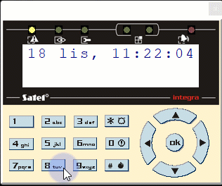 timer strefy lcd integra