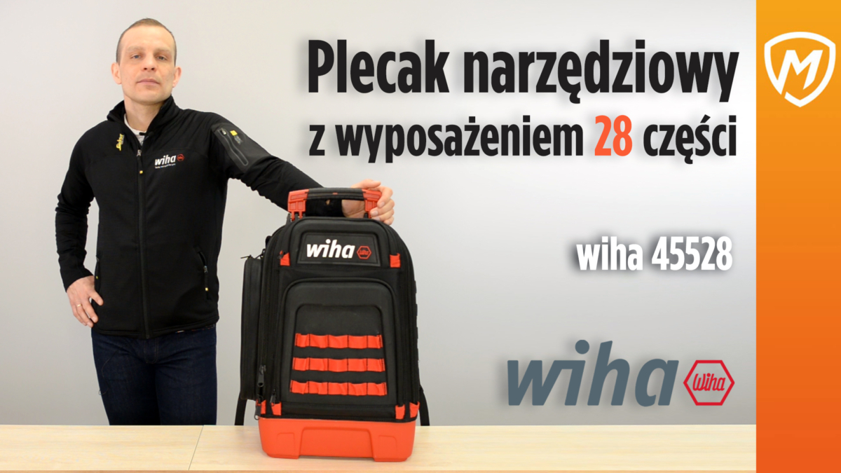 Plecak narzędziowy z wyposażeniem Wiha - dla elektryków 28 elementów