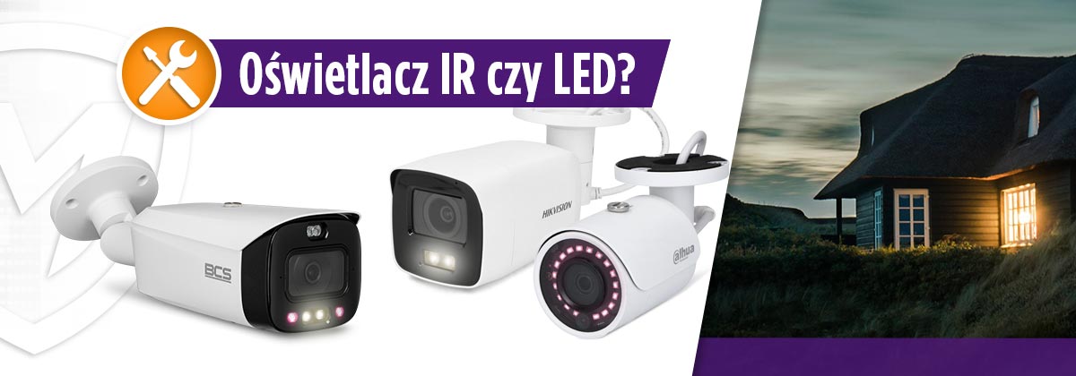 Jakie są rodzaje oświetlaczy w monitoringu wizyjnym?