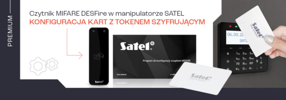 Czytnik MIFARE DESFire w manipulatorze INT-KSG2R – konfiguracja kart z tokenem szyfrującym