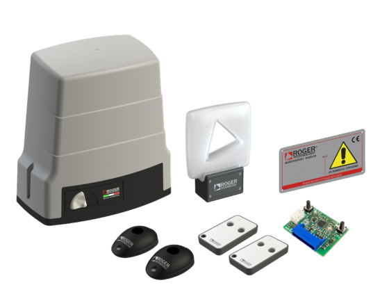 KIT BH30/610/HS/F – Zestaw do bram przesuwnych do 600 kg – HI-SPEED Roger