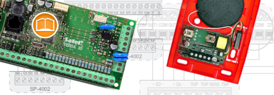 Podłączenie sygnalizatora do systemu alarmowego.