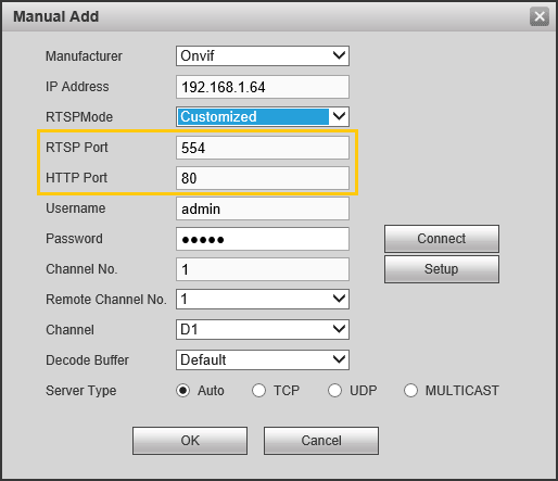 BCS Line - Dodawania urządzenia Onvif Połaczenie urzadzen