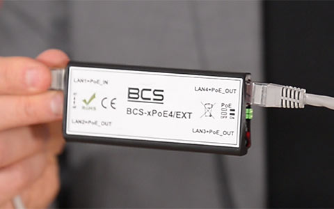 Rozwiązanie problemu zbyt dużej odległości kamery IP od switcha PoE