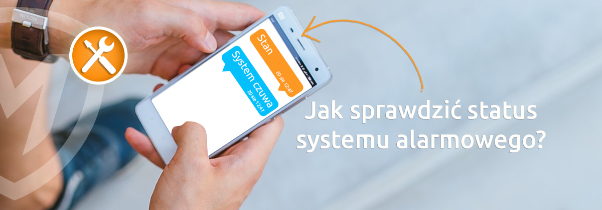 Jak sprawdzić stan uzbrojenia na żądanie (przez SMS)?
