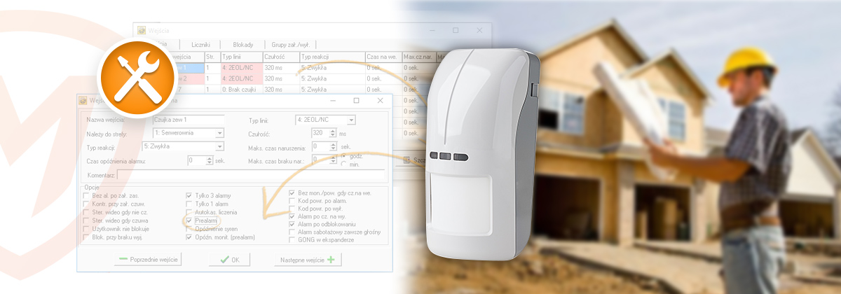 Ochrona zewnętrzna – jak konfigurować czujki?