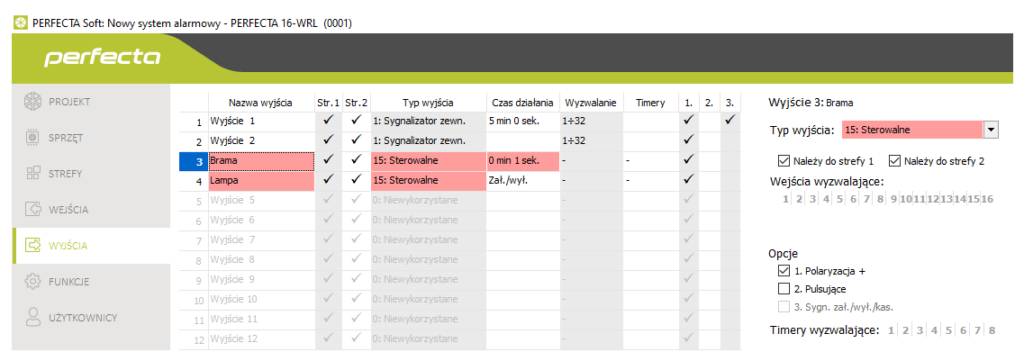 perfecta satel wyjścia