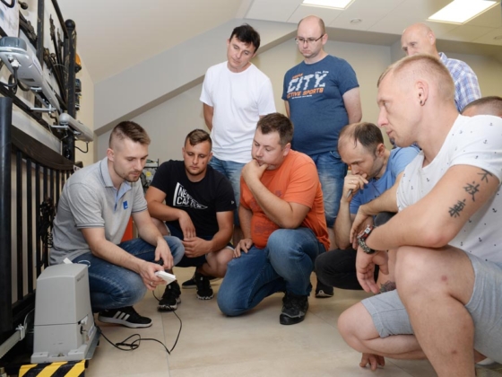 Szkolenie licencyjne z automatyki do bram Nice dla instalatorów