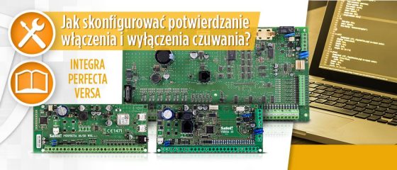 Sygnalizacja włączenia czuwania w centralach Satel