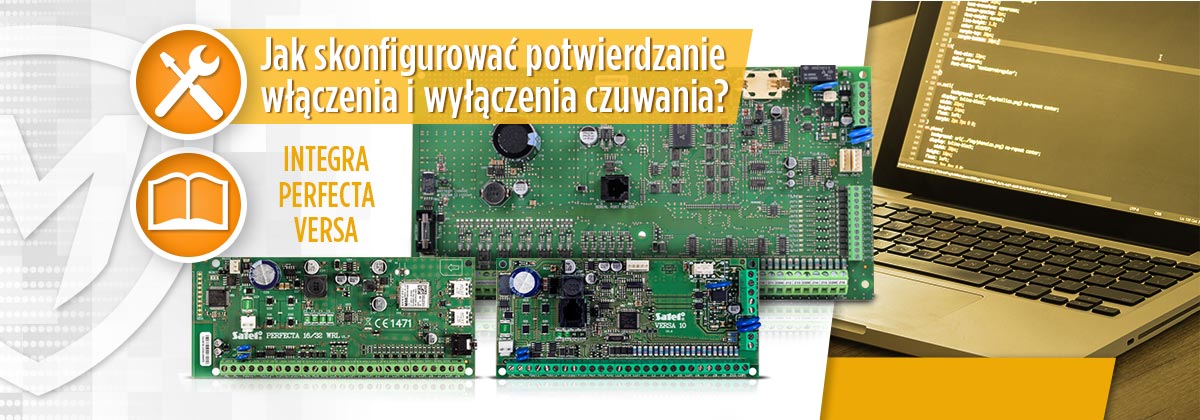 Sygnalizacja włączenia czuwania w centralach Satel