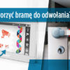 Otwarcie bramy na stałe z centrali Integra