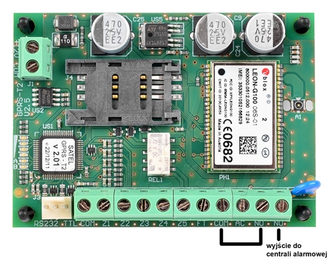 wyjście gprs-t2