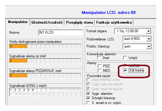 3 błędne hasła integra