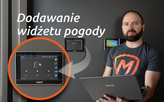 Utworzenia widżetu pogodowego w manipulatorze INT-TSI