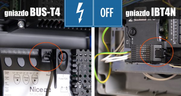 Gniazdo BUS-T4