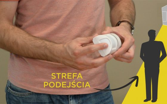 ochrona strefy podejścia w czujkach ruchu