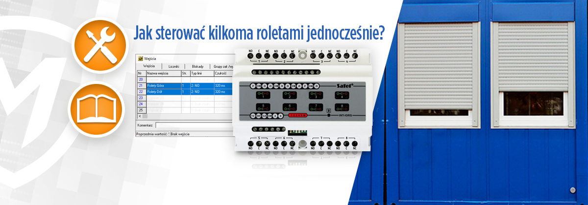 Artykuł: Grupowe sterowanie rolet w centrali Integra