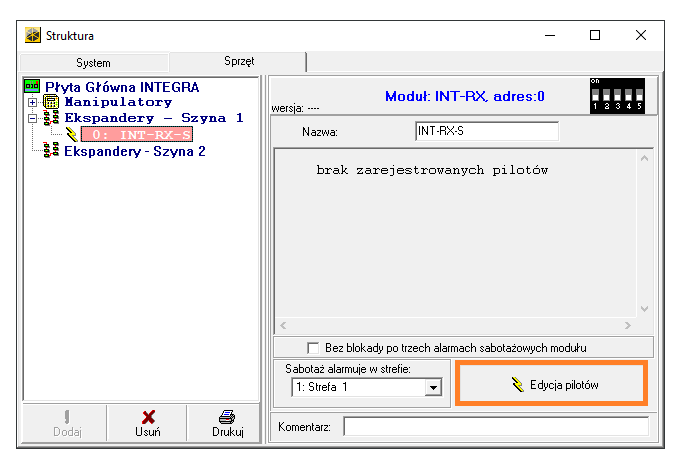 int-rx piloty