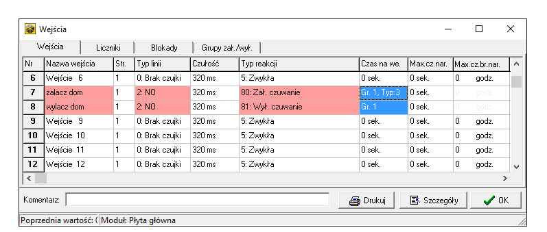 dloadx integra załączenie czuwanie tryby