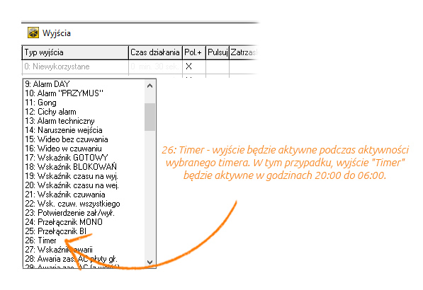 integra wyjścia timer dloadx