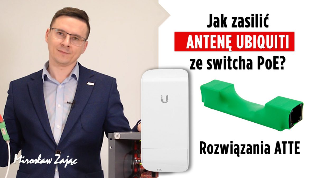 jak zasilić antenę ubiquity ze switcha poe