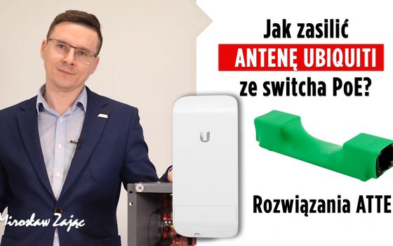 jak zasilić antenę ubiquity ze switcha poe