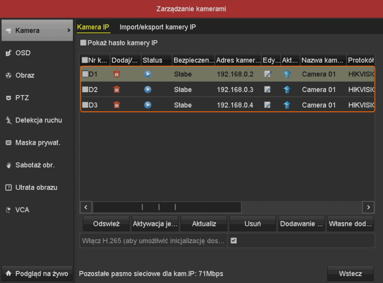 Konfiguracja systemu IP HiWatch #1: Podłączenie oraz dodanie kamer IP ...